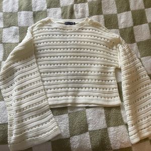 White Sweater Crochet